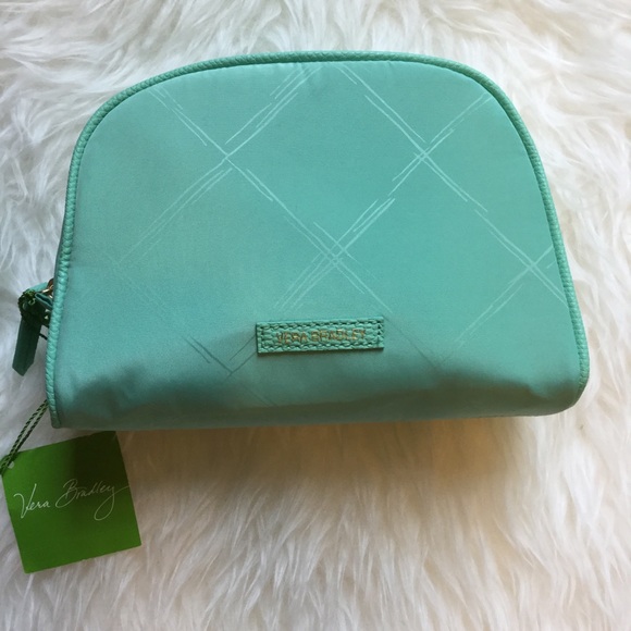 Vera Bradley Handbags - Vera Bradley Preppy Poly Medium Cosmetic in Mint